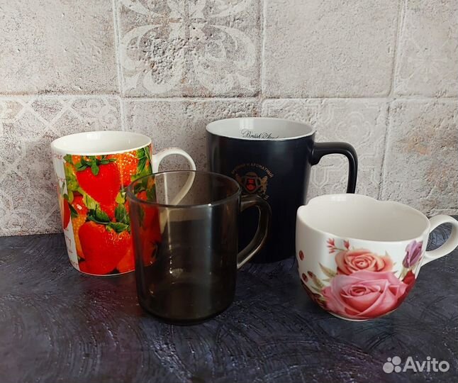Кружки разные набором