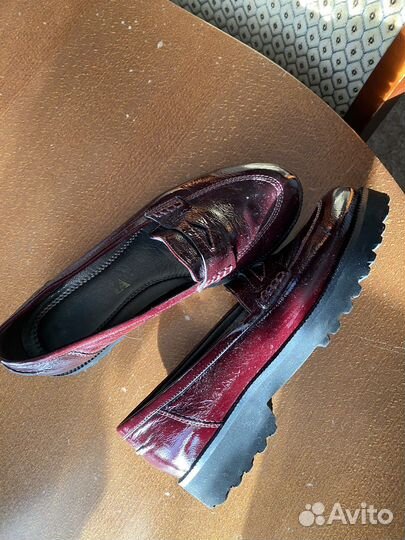 Лоферы натуральная кожа