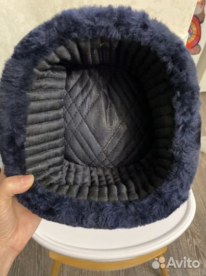 Мужская шапка зимняя полицейская