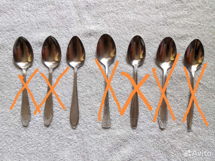 Кухонная утварь. Ложки, вилки, ч/л. Лот №2