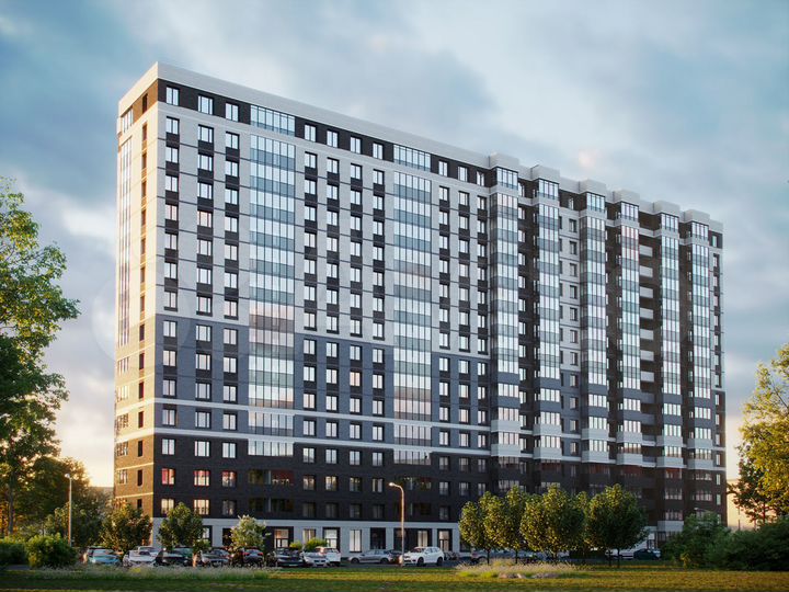 3-к. квартира, 73,4 м², 13/16 эт.