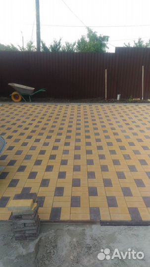 Укладка тротуарной плитки