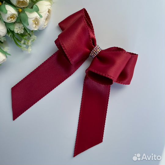 Банты стримеры, большие банты, банты на заколках