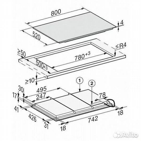 Индукционная варочная панель Miele KM 7678 FL