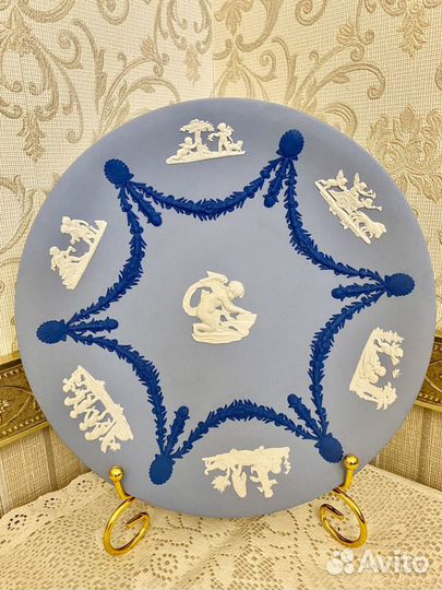 Тарелки Wedgwood, яшмовый фарфор Англия