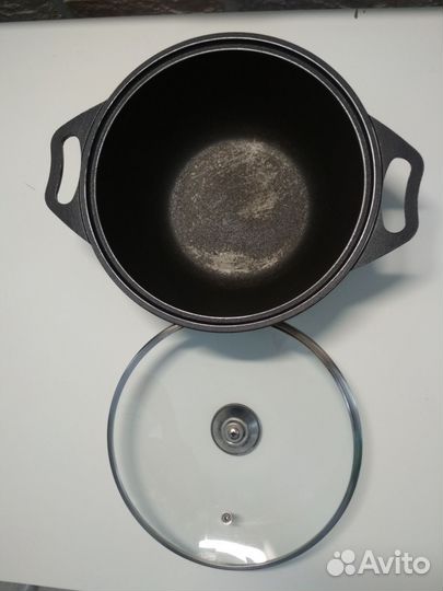 Казан Кукмара емк.2,5л со стеклянной крышкой