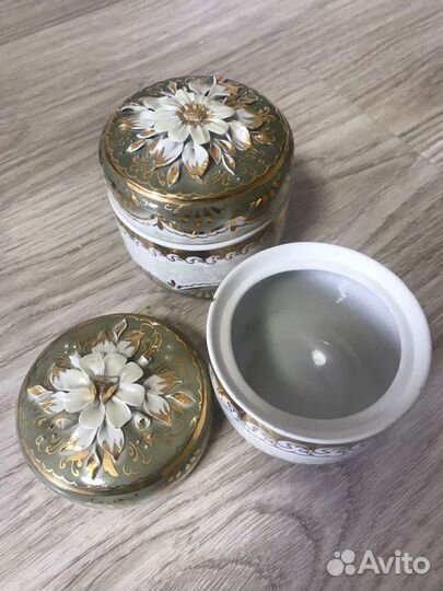 Фарфоровые шкатулки. Рельевная лепка