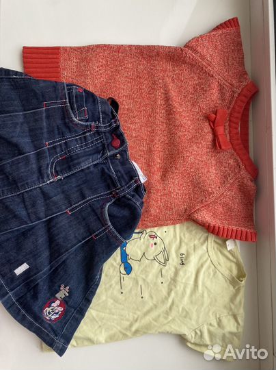 Детские вещи пакетом на девочку 98 104