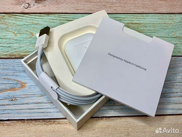 AirPods 2 + чехол в подарок Ориг микрофон