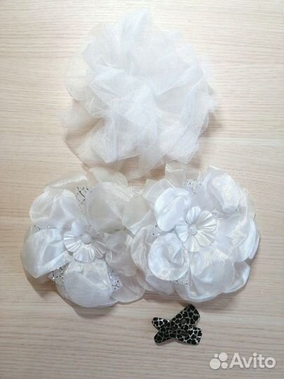 Банты бантики заколки крабики для волос детские