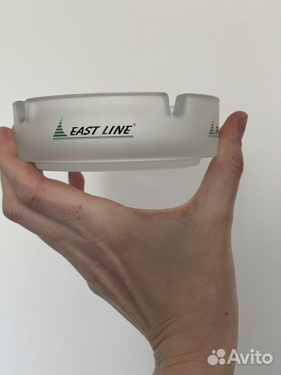 Пепельница стеклянная из матового стекла Франция