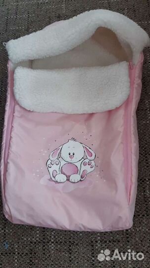 Конверт на выписку для девочки зима