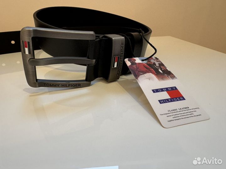 Tommy hilfiger ремень мужской натуральная кожа
