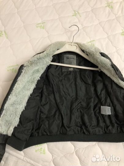 Pepe jeans куртка кожаная