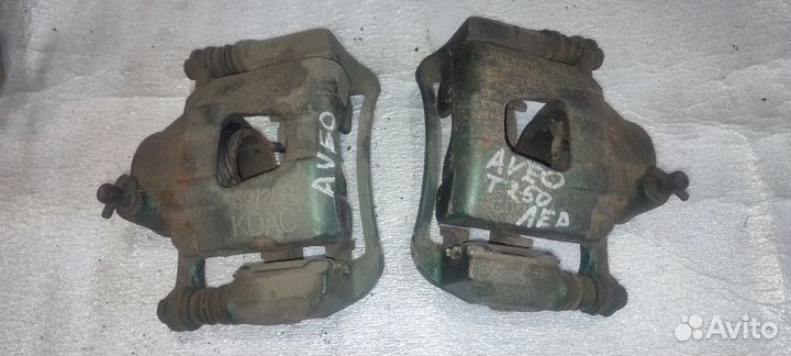 Суппорт тормозной правый/Левый Шевроле Авео Т250