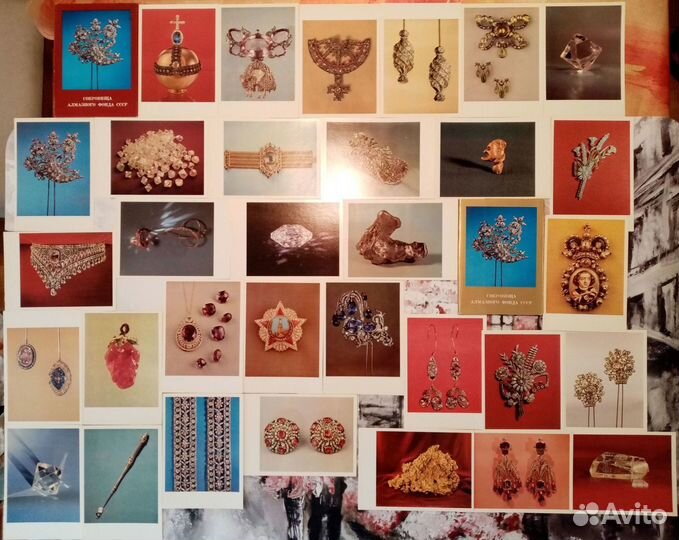 Открытки Нэцке, Оружейная палата, Алмазный фонд