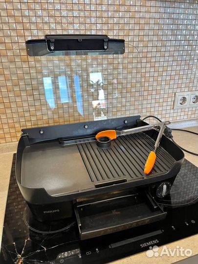 Электрогриль Philips 6360 открытый/закрытый
