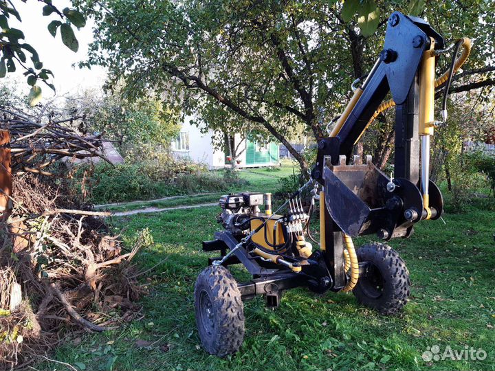 Миниэкскаватор прицепной