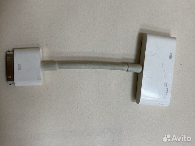 AV адаптер для айфона 4 на hdmi и 30pin (переходни
