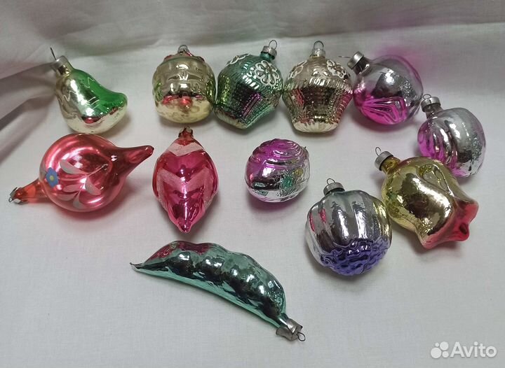 Наборы елочных игрушек СССР