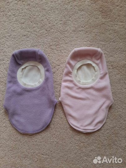 Шапка шлем зима для двойни