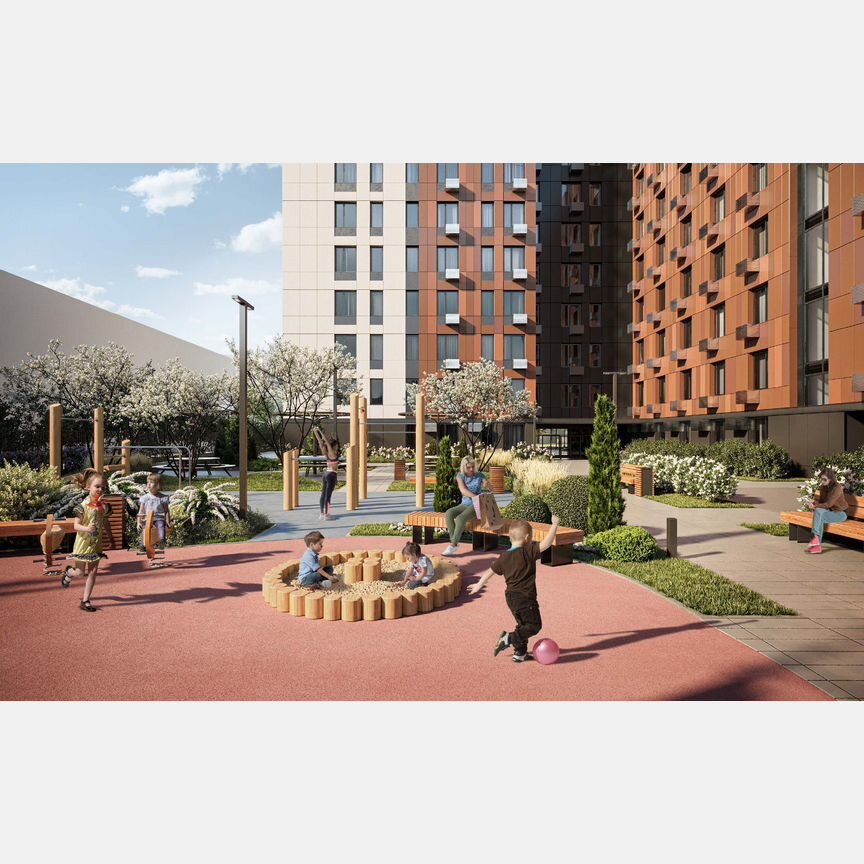 1-к. апартаменты, 45,5 м², 8/9 эт.