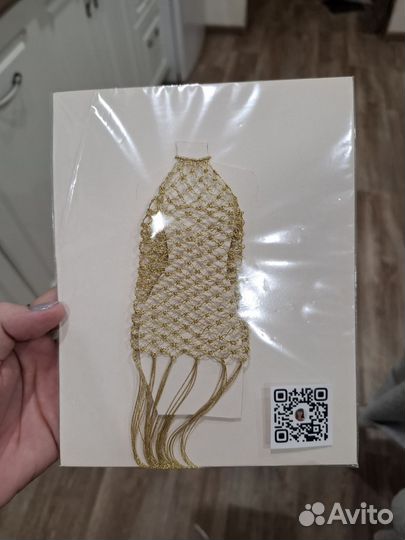 Изделия макраме для кукол