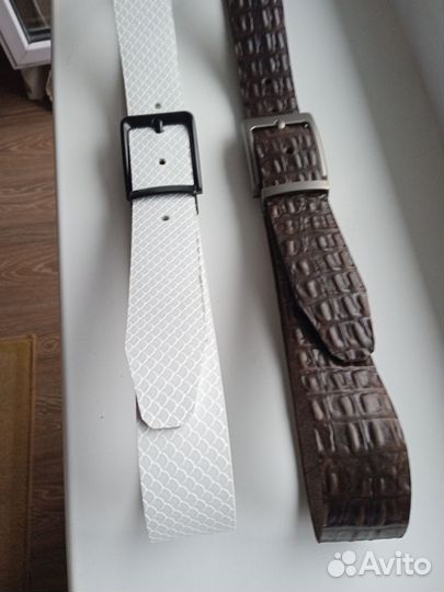 Мужской кожаный ремень