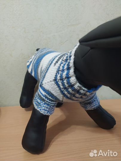 Вязаный свитер на собаку