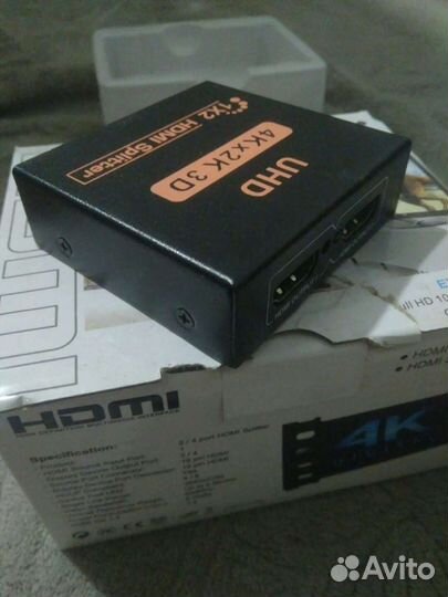 Hdmi splitter 1*2 разветвитель