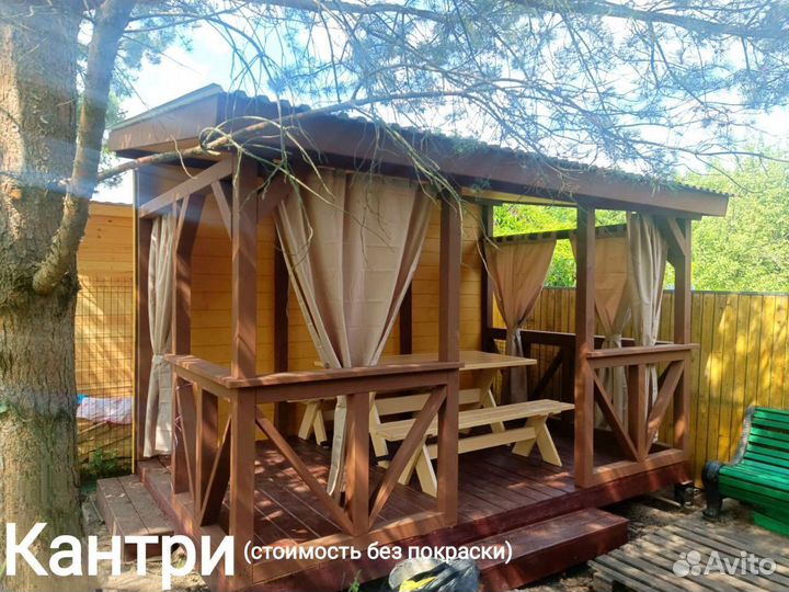 Беседка для дачи 3х5