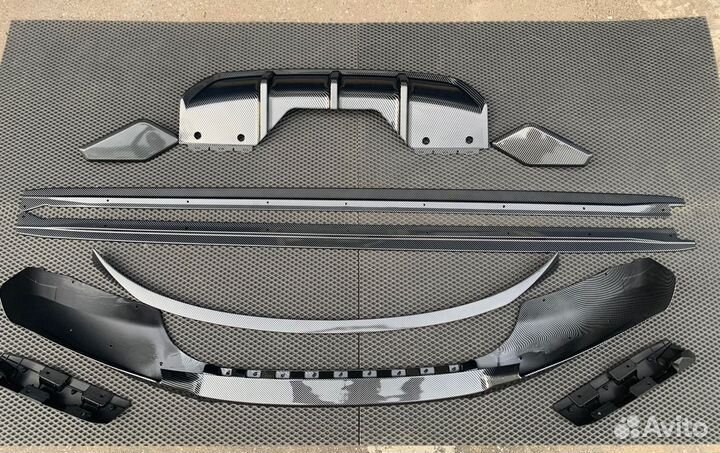 Обвес для BMW X6 F16 m perfomance под карбон