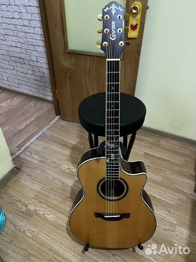 Транс Акустическая гитара Crafter CB Roce Plus