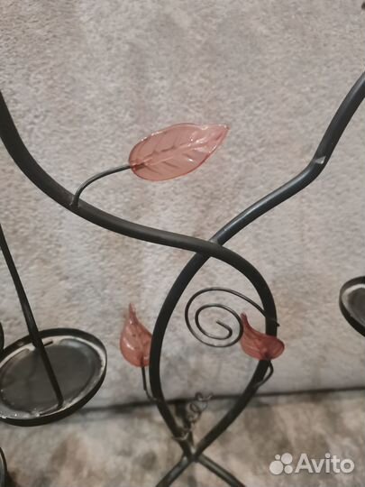 Подсвечник 2 шт металл