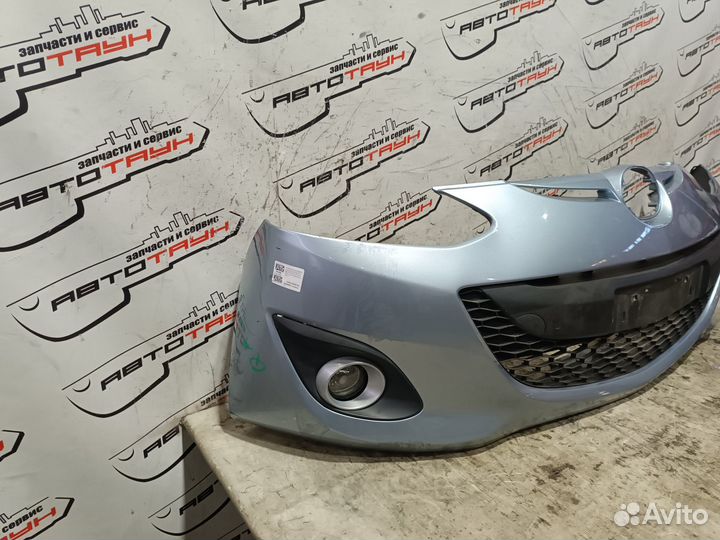 Бампер mazda demio mazda2 DE DE3AS DE3FS DE5FS dejfs DR6150031DBB 2 модель передний голубой, 40B QA4
