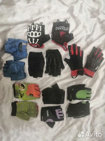 Перчатки для фитнеса митенки р S