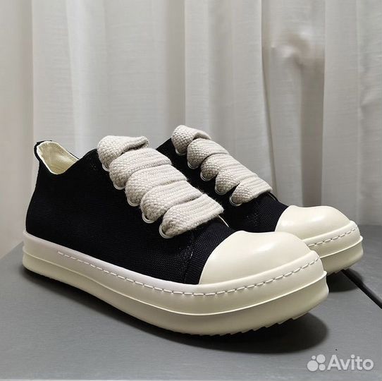 Rick Owens Ramones Jumbo Low Top Sneakers