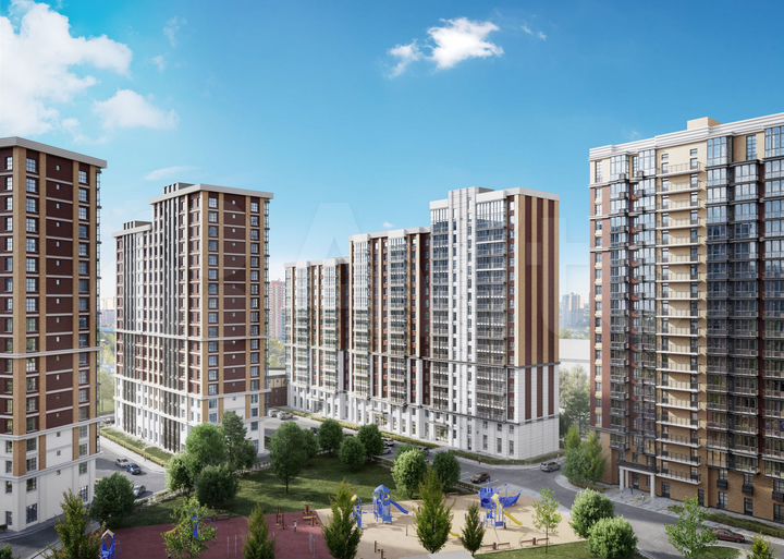 2-к. квартира, 49,4 м², 12/25 эт.
