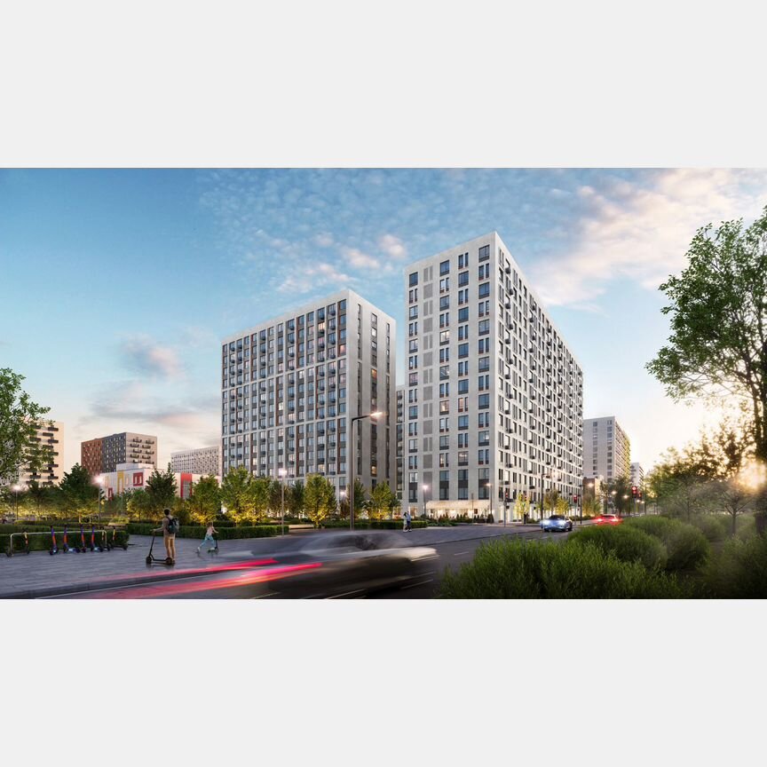 1-к. квартира, 35,9 м², 12/15 эт.