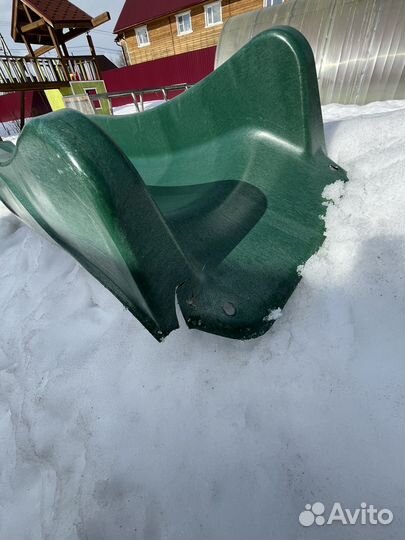 Детская горка пластиковая бу