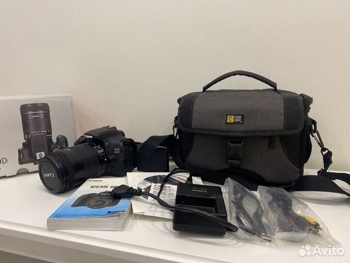 Зеркальный фотоаппарат canon 600d 18 -135
