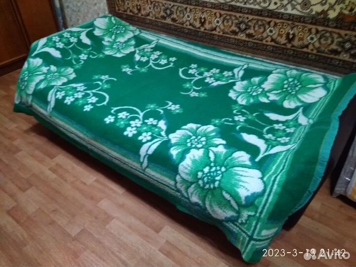 Одеяло взрослое и детское шерстяное СССР