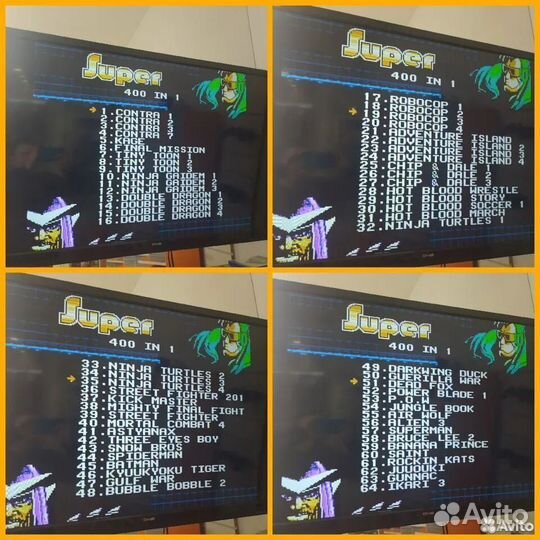 Игровой картридж D'ndy 8bit 400 игр в 1, новый