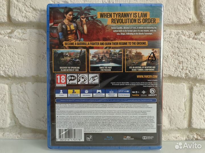 Far Cry 6 PS4 / PS5 новый диск