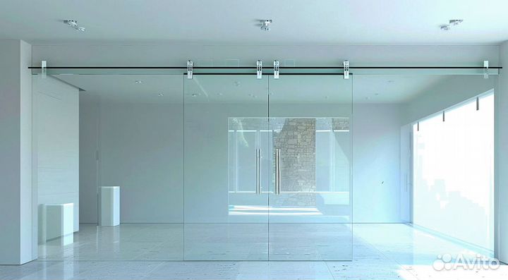 Стеклянная дверь от производителя