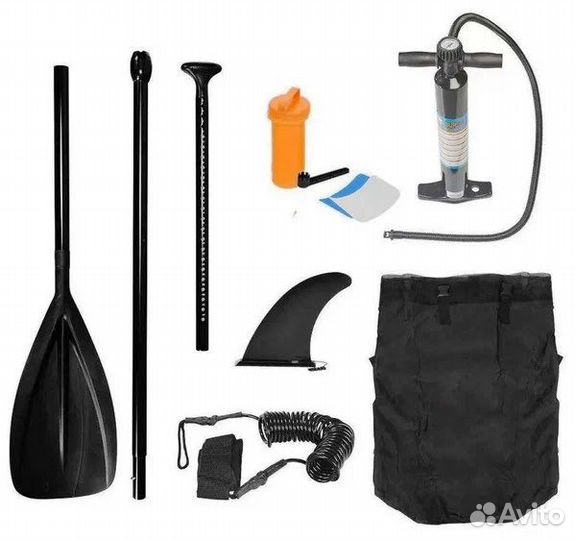 Доска для SUP бординга надувная 315x76x15 см