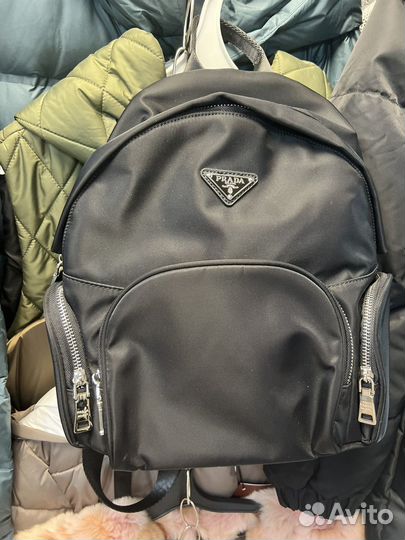 Рюкзак черный Prada новый