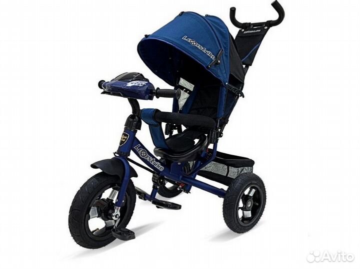 Велосипед 3 колесный Lexus Trike синий надув