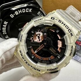 Часы Casio g shock ga-110 черно-бронзовый скелетон