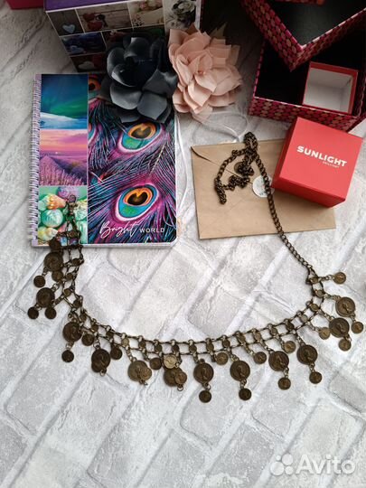 Цепочка на бедра для восточных танцев (с монетами)